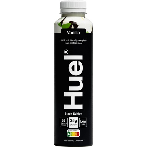 Måltidsersättning Vanilj Black edition 500ml Huel