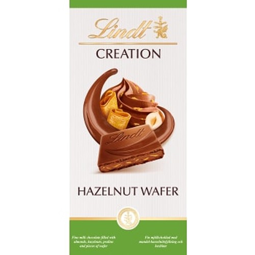 Chokladkaka Création Hazelnut Wafer 150g Lindt