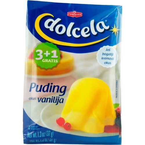 Vaniljpudding 37g 4-p Podravka