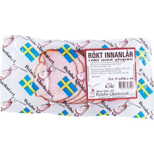 Innanlår Alspånsrökt ca 140g Delsbo Charkuteri