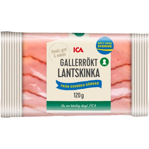 Lantskinka Gallerrökt 120g ICA