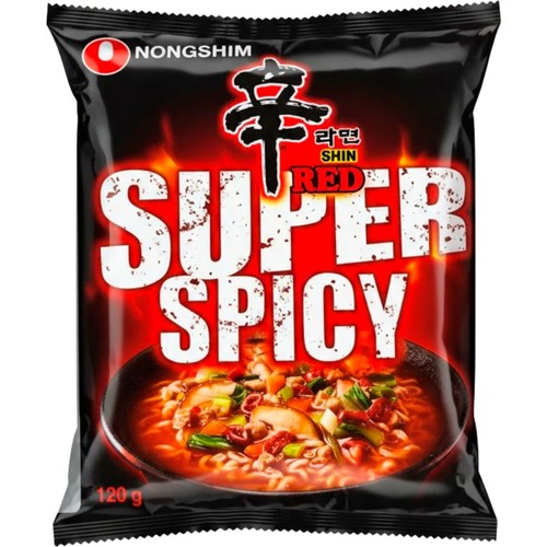 Snabbnudlar Shin Red Stark & Kryddig 120g Nongshim