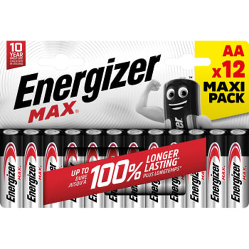 Batteri Max AA 12-pack Energizer