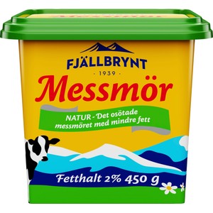 Messmör Natur 2% 450g Fjällbrynt