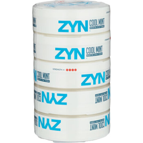 Nikotinpåse utan tobak Cool Mint Strong 5-p Zyn