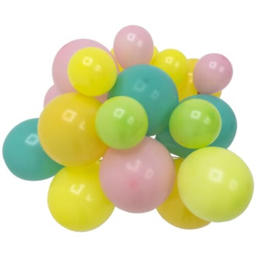 Ballong mixade färger 20-p Happy Party