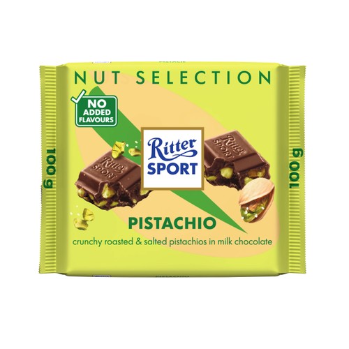 Chokladkaka Pistachio 100g Ritter