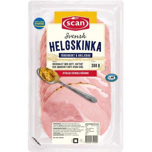 Helgskinka Griljerad Skivad 300g Scan