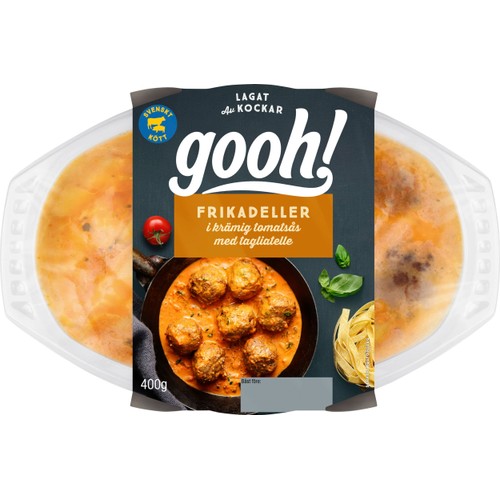 Färdigmat Frikadeller i Krämig Tomatsås 400g Gooh