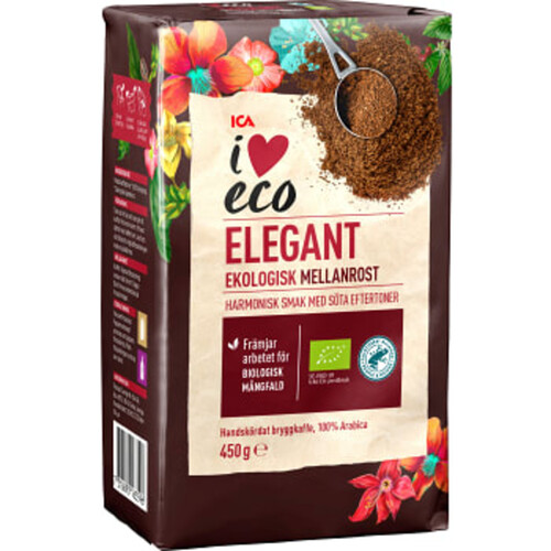 Bryggkaffe Mellanrost Ekologisk 450g ICA I love eco