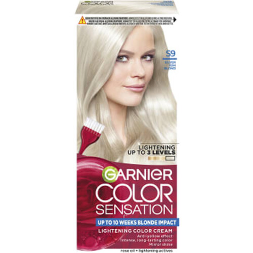 Hårfärg Silver ash blond S9 1-p Color Sensation Garnier