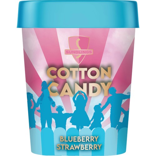 Sockervadd Strawberry/Blueberry 40g Sundlings