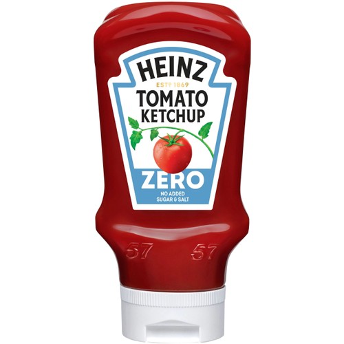 Ketchup utan tillsatt socker & salt 400ml Heinz