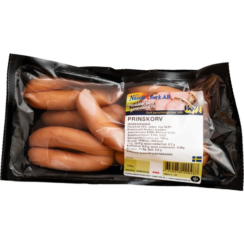 Prinskorv 420g Nässjöchark