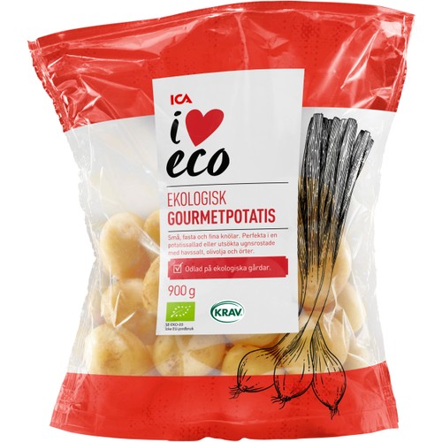 Gourmetpotatis Ekologisk 900g Klass 1 ICA I love eco