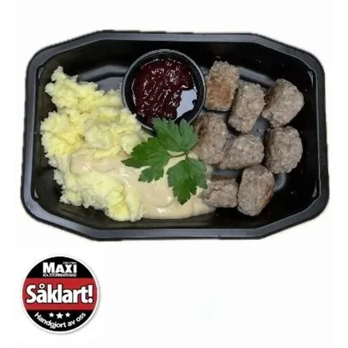 Köttbullar Med Mos & Gräddsås