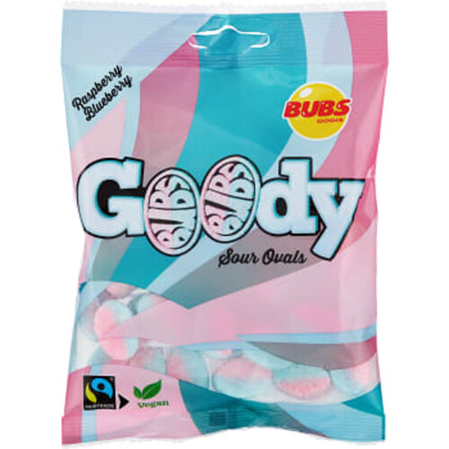 Goody Raspberry Blueberry 90g Bubs Godis