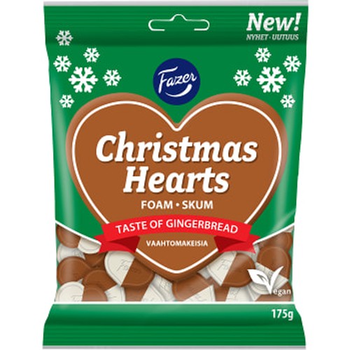 Godis Skum Christmas Hearts 175g Fazer