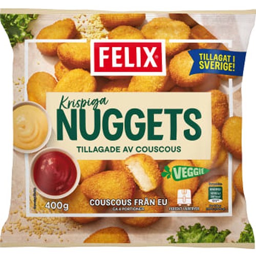 Växtbaserade Krispiga Nuggets 400g Felix