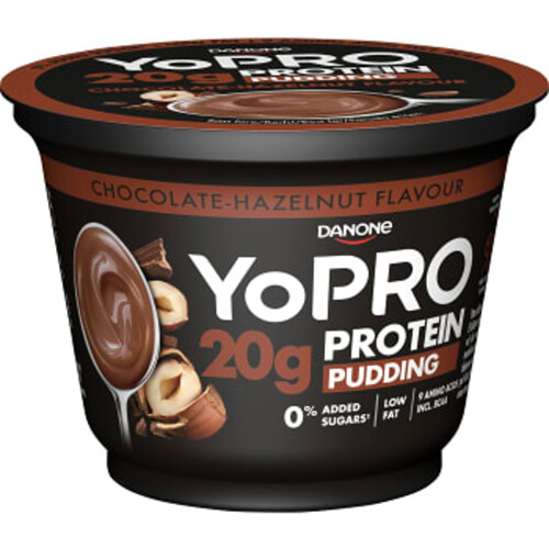 Proteinpudding Choklad Hasselnöt Laktosfri 200g Danone YoPro