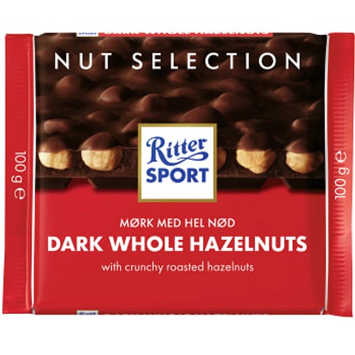 Mörk Choklad Hasselnöt 100g Ritter