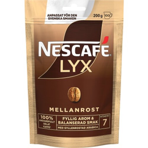 Snabbkaffe Refill Lyx Mellanrost 200g Nescafé