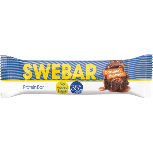 Proteinbar Swebar Caramel brownie 50g Dalblads 