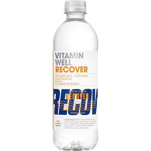 Lågkaloridryck Recover Summer Edition 2020 50cl Vitamin Well