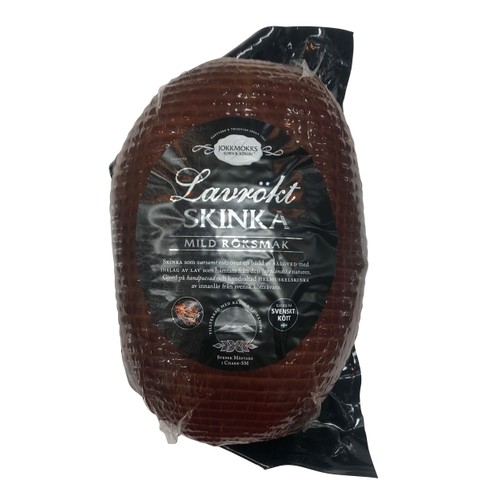 Lavrökt skinka i skivor