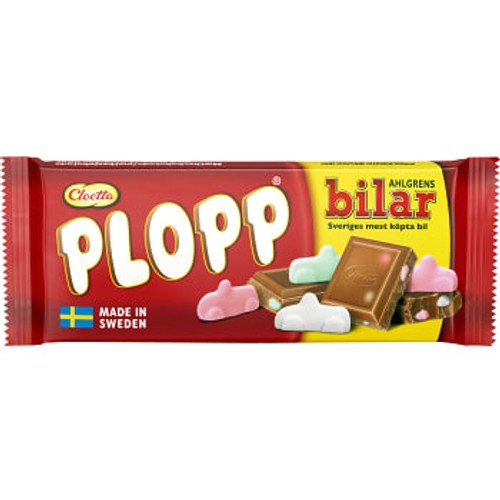 Plopp Ahlgrens Bilar 75g Cloetta
