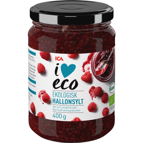 Hallonsylt 400g KRAV ICA I love eco