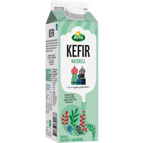 Kefir Naturell 2,5% Laktosfri 1000g Arla