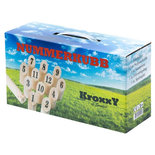 Nummerkubb i box Kroxxy