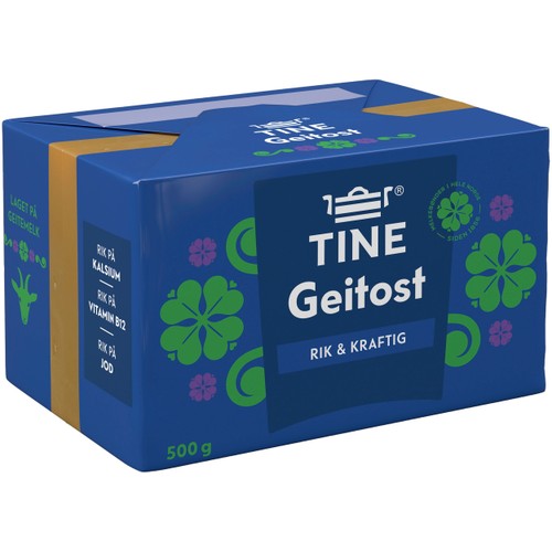 Äkta getost 27% 500g Tine Wernessons ost