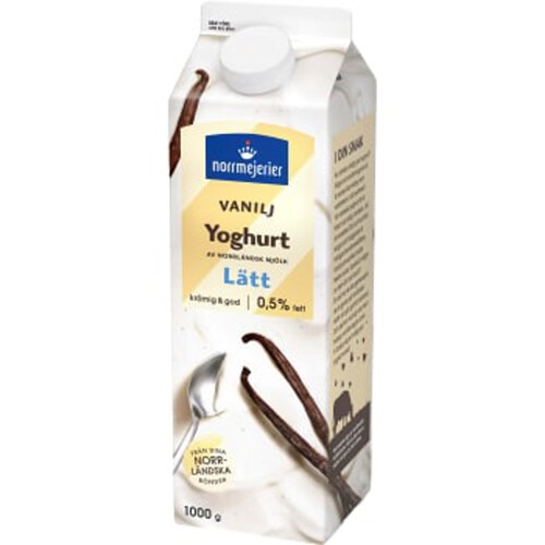 Vaniljyoghurt Lätt 0,5% 1000g Norrmejerier