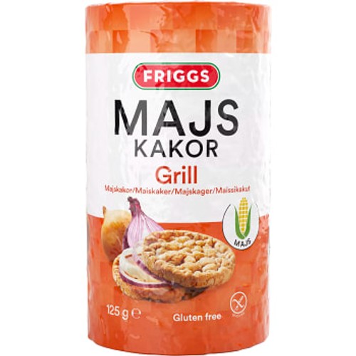 Majskakor Grill Glutenfri 125g Friggs