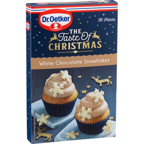 Vit Choklad Snöflingor 36-p 38g Dr. Oetker