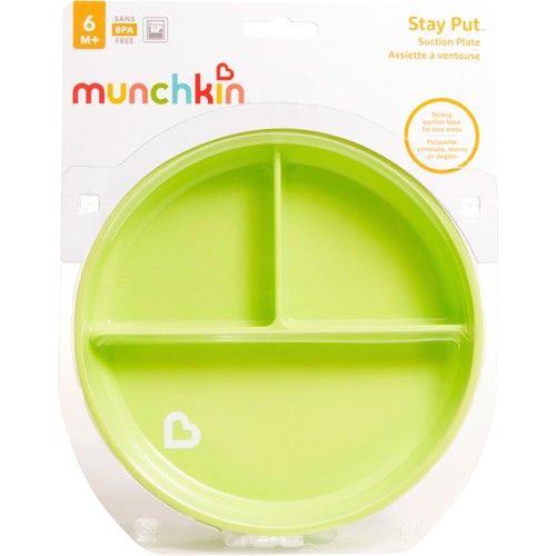 Tallrik sugpropp med 3 fack 1-p Munchkin
