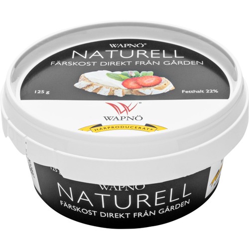 Färskost Naturell 125g Wapnö