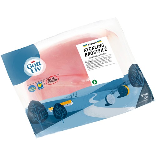Kycklingbröstfilé Färsk 420g ICA Gott Liv