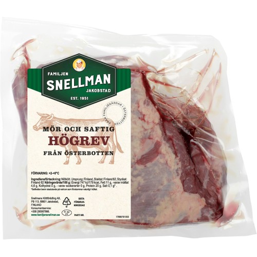 Högrev I Bit ca 1000g Familjen Snellman