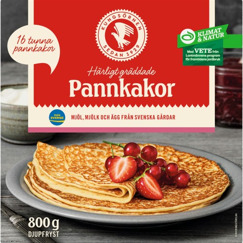 Pannkakor fryst 800g Kungsörnen