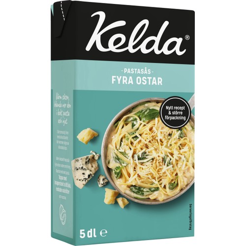 Pastasås Fyra Ostar 5dl Kelda