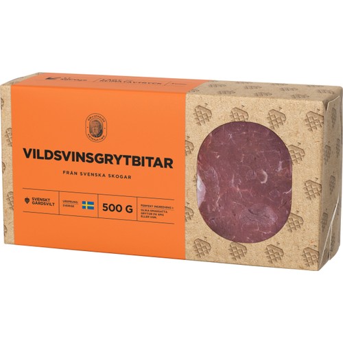 Vildsvinsgrytbitar 500g GW:s utvalda