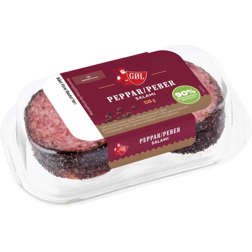 Pepparsalami skivad 150g Göl Pölser