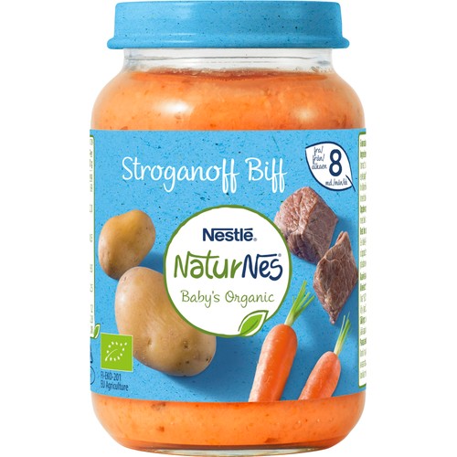 Stroganoff Biff Från 8m Ekologisk 190g NaturNes