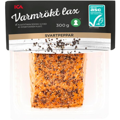 Lax i Bit Peppar Varmrökt 300g Miljömärkt ICA