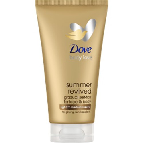 Brun utan sol Lotion Summer revived Light to Medium 75ml Dove