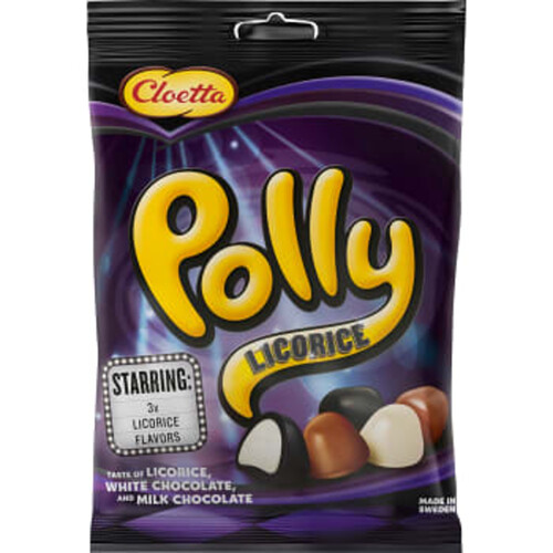 Polly Licorice 150g Cloetta