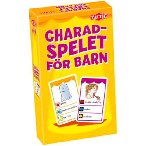 Charadspelet för barn - resespel Tactic